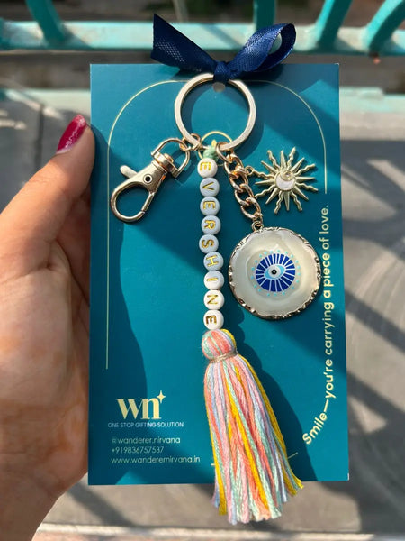 Evershine Sun Evileye boho Bagcharm