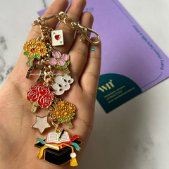 Garden of Knowledge Keychain  | Personalised Multipurpose Bag Charm