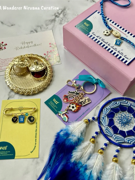 Chhetri Football Rakhi Hamper box