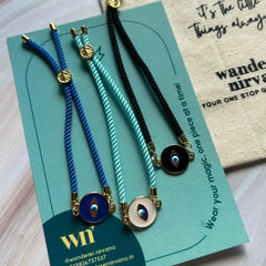 Adjustable EvilEye Luxe band ( set of 3)