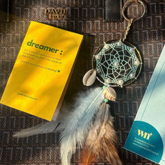 Mint Boho Dreamcatcher Keychain Bagcharm