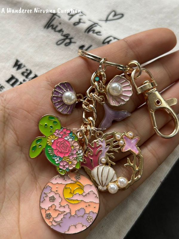 Sunset by the Shore Personalised Beach Bagcharm