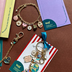 Travel Essentials  Bagcharm chain| Keychain| Bracelet| Passport Cover Combo