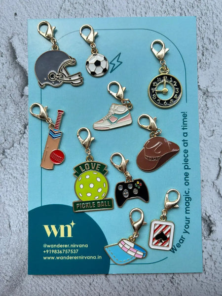 Sports 2 Themed Shoe charms (Set of 10)