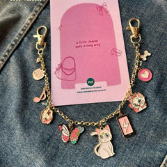 A Cat Person's Little World Bagcharm Chain