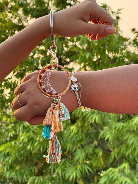 Boho Couple Rakhi Set