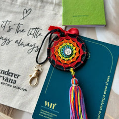 Rainbow Tassel Dreamcatcher Hanging Bagcharm