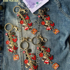 Red Rebel Travel Multipurpose Keychain Bagcharm
