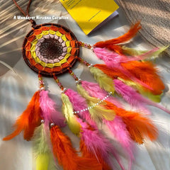 Rosy Wood Summer Dreamcatcher