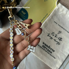 Bridesmaid Infinity Evileye GirlPower Bagcharm