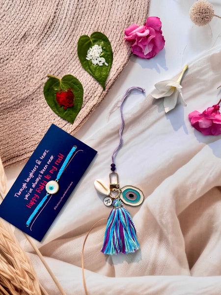 Boho EvilEye Rakhi set  1