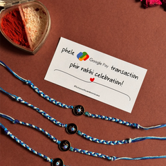Evileye Abundance Rakhi Set of 4