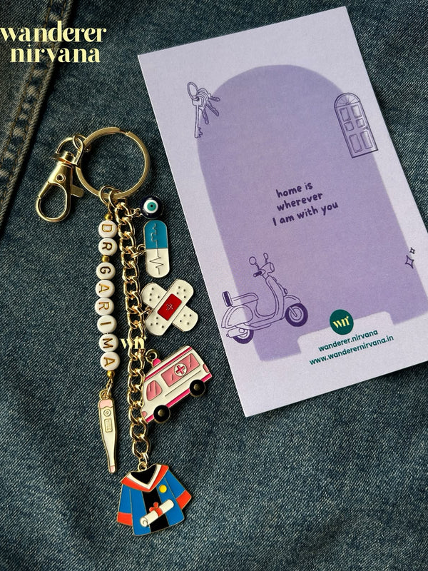 Doctor Duty On The Go Keychain Bagcharm