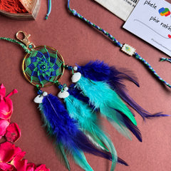 Morpankh Rakhi Bhaiya Bhabhi set