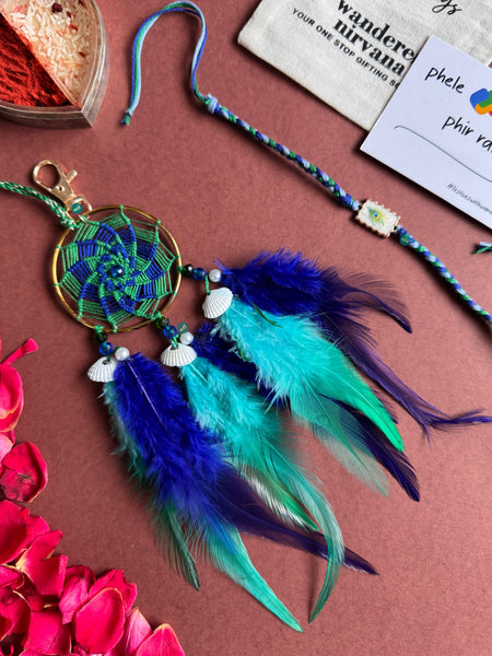 Morpankh Rakhi Bhaiya Bhabhi set