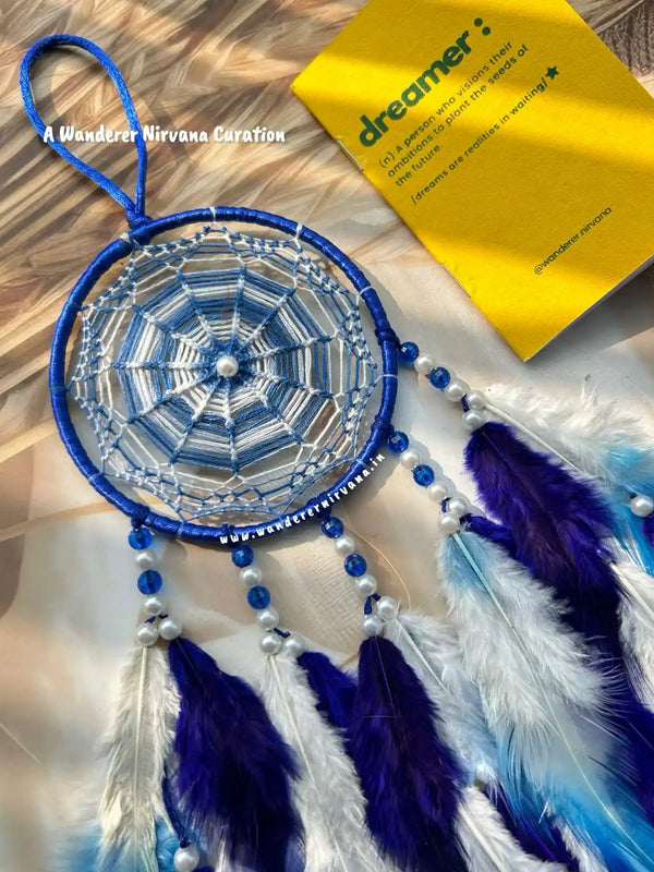 Blue Web Dreamcatcher