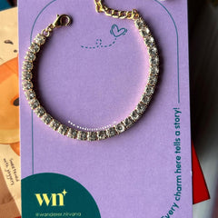 A Classic WN Tennis Bracelet