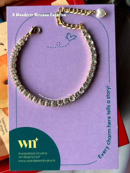 A Classic WN Tennis Bracelet