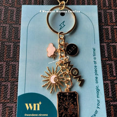 Mom 11:11 Sunshine Keychain Bagcharm