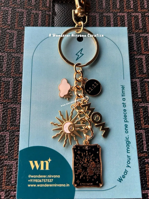 Mom 11:11 Sunshine Keychain Bagcharm