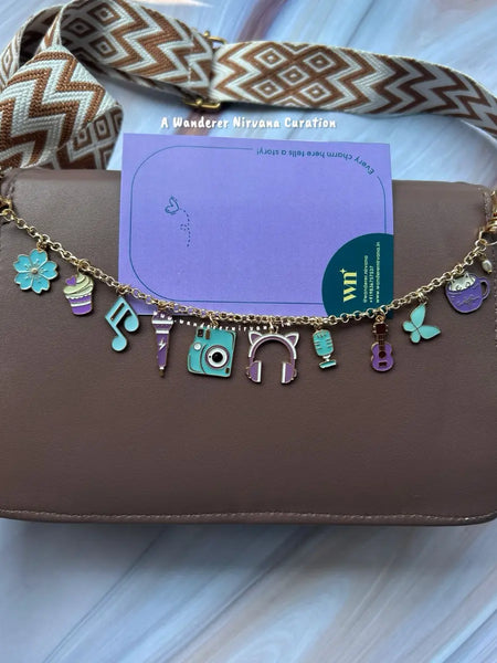 Indigo Rhythm Bagcharm Chain