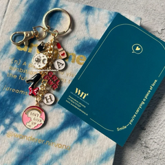 Allie Hannah Off Campus Inspired Personalised Keychain Bagcharm | Best Friend Aesthetic Custom Keychain