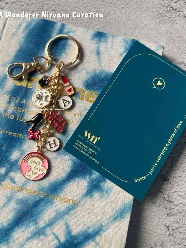 Allie Hannah Off Campus Inspired Personalised Keychain Bagcharm | Best Friend Aesthetic Custom Keychain
