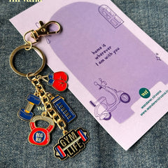Gym Life High Energy Keychain Bagcharm