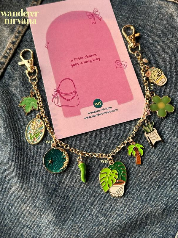 Green Forest Bagcharm chain