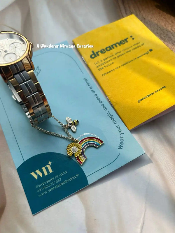 Bee- Rainbow Watchcharm