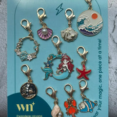 Beach Themed Shoe charm ( Set of 10)