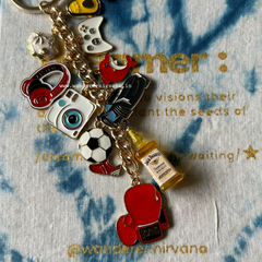 The Fighter's Edit | Boxing Inspired Personalised Bag Charm Keychain