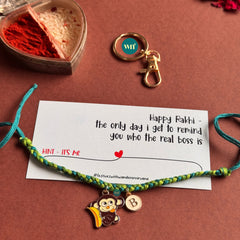 Punch the Monkey Rakhi Keychain