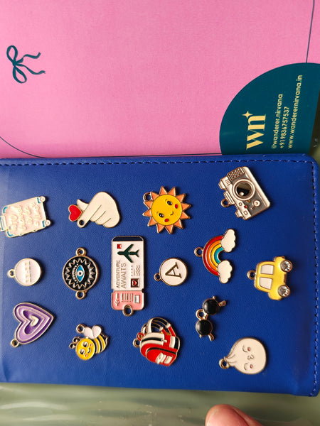 Customised Royal Blue Passport Cover