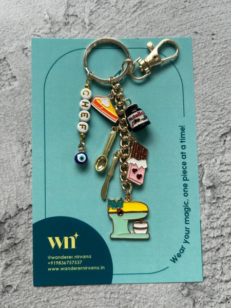 Chef Keychain Bagcharm