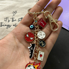 Spidey Matchday Personalised Football Keychain | Ronaldo Inspired Bagcharm