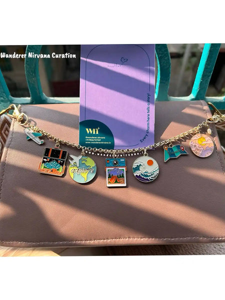Travel Goals Bagcharm Chain