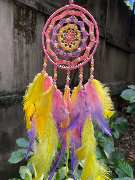 Pearl Blushing Sunrise Dreamcatcher