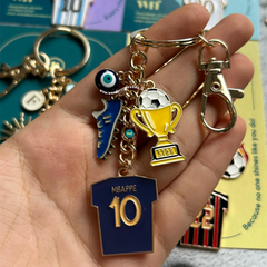 A Trophy Chaser Football Keychain | Mbappé Inspired Personalised Football Keychain