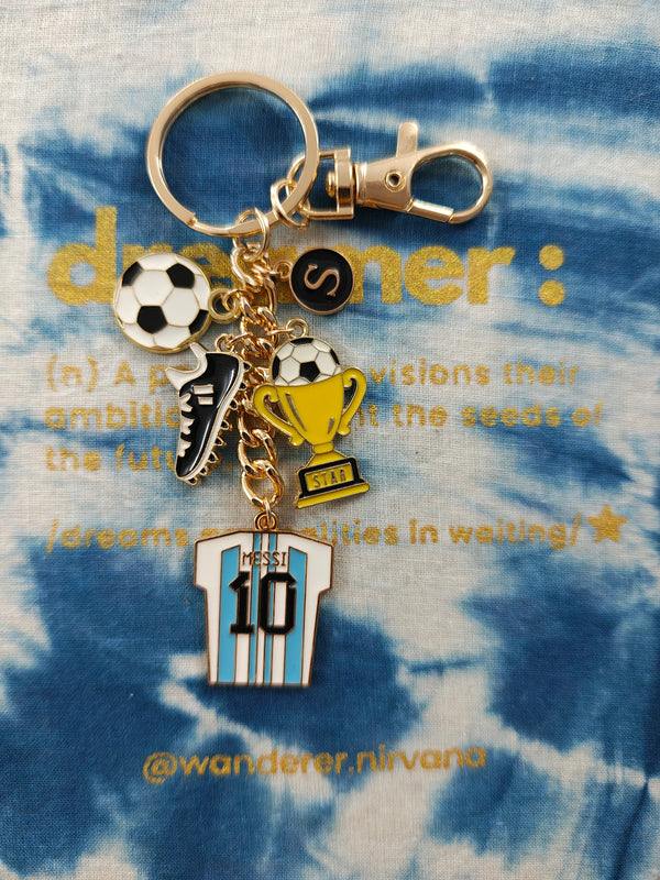 Messi Football Keychain