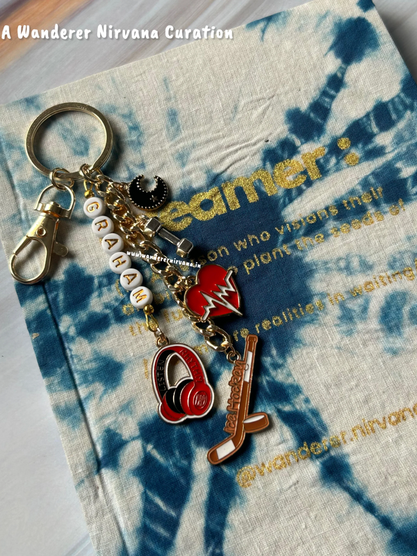 Graham Off Campus Inspired Personalised Keychain