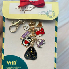 Cute Lawyer Keychain