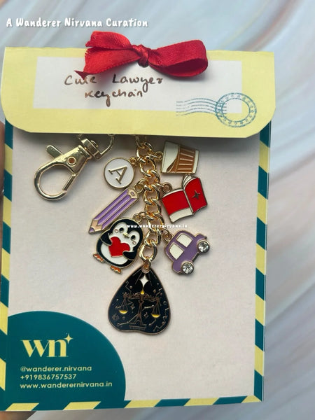 Cute Lawyer Keychain