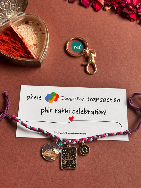 Lawyer Justice Court Rakhi Keychain