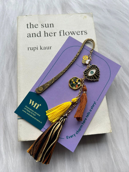 Boho Bee luck Bookmark