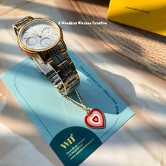 Vintage Heart Watchcharm