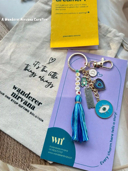Masi Personalised Evileye Keychain Bagcharm