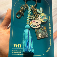 Name Artist Explore Boho Bagcharm Keychain