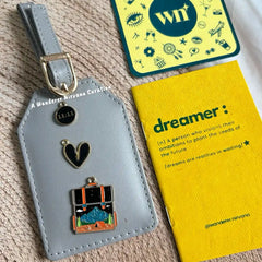 11:11 Travel Grey Luggage Tag