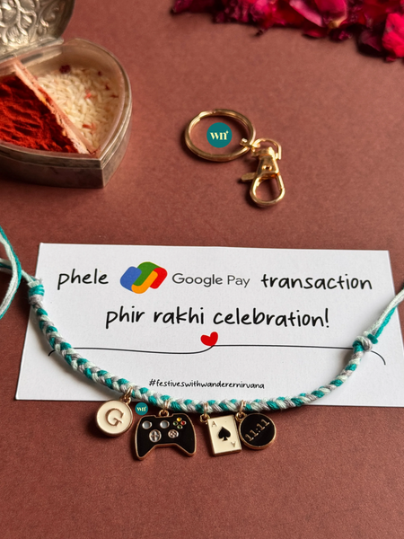 Gamer Charm Rakhi Keychain